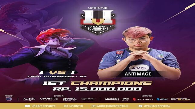 Antimage Jadi Pemenang Turnamen UPoint Esports 1vs1 Chou Tournament Season 2