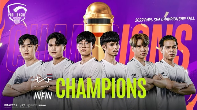 Tim Thailand Dominasi PMPL SEA Championship 2022 Fall, The Infinity Raih Juara