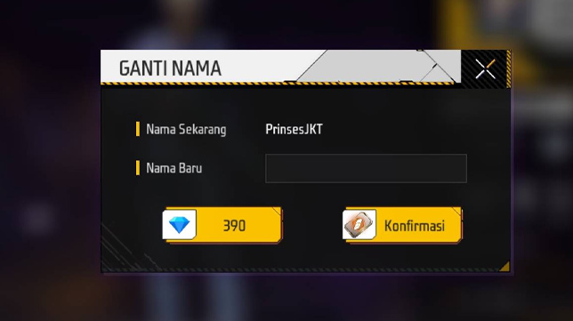 Jadi Gak Keliatan Musuh! Ini Cara Membuat Nickname Free Fire Kosong