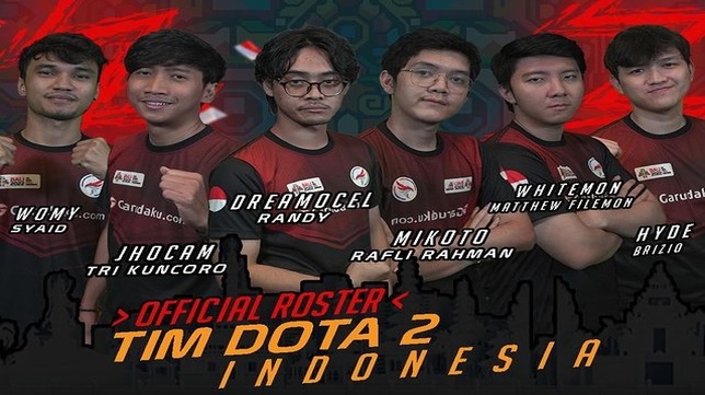 Inilah Squad Timnas DOTA 2 Indonesia Untuk IESF World Esports Championship 2022