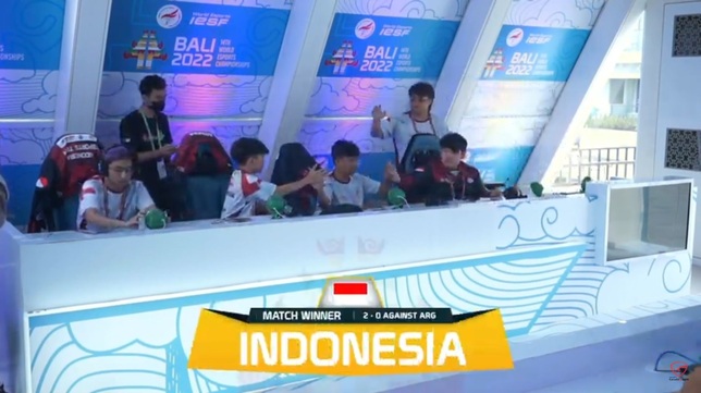 Kalahkan Timnas Argentina, Timnas Mobile Legends Indonesia Lolos Ke Final Upper Bracket IESF WEC 2022