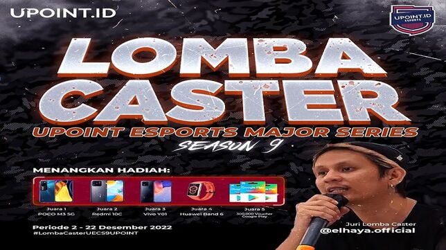 Upoint Esports Hadirkan Lomba Caster Dengan Beragam Hadiah Yang Cukup Menarik