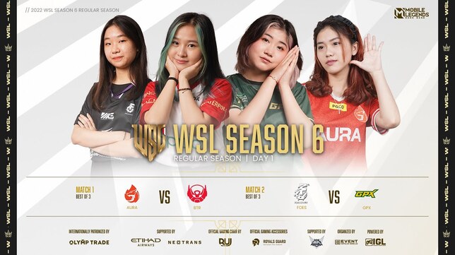 8 Tim Mobile Legends Ladies Akan Bertarung Di WSL Season 6