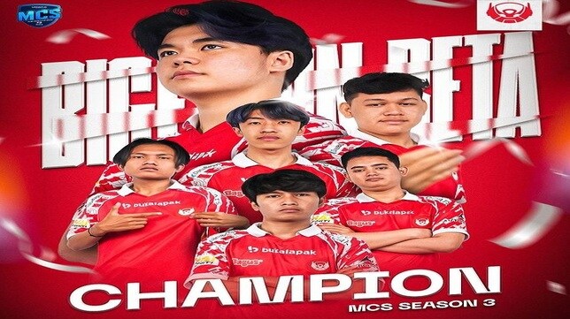 Balaskan Dendam Atas EVOS Icon, Bigetron Beta Tampil Sebagai Juara MCS Season 3