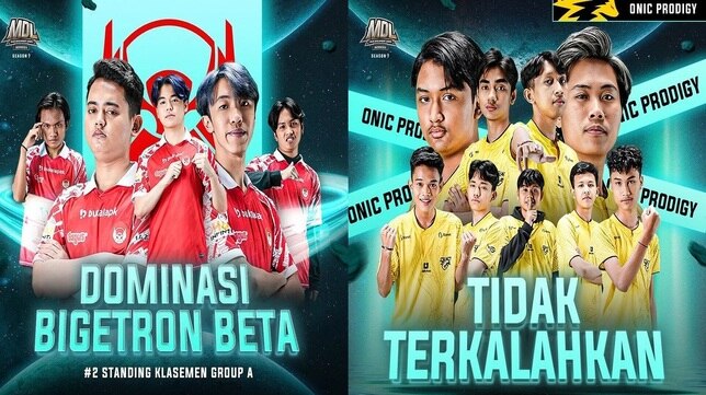 Bigetron Beta dan ONIC Prodigy Masih Tak Terkalahkan di Minggu Kedua MDL ID Season 7