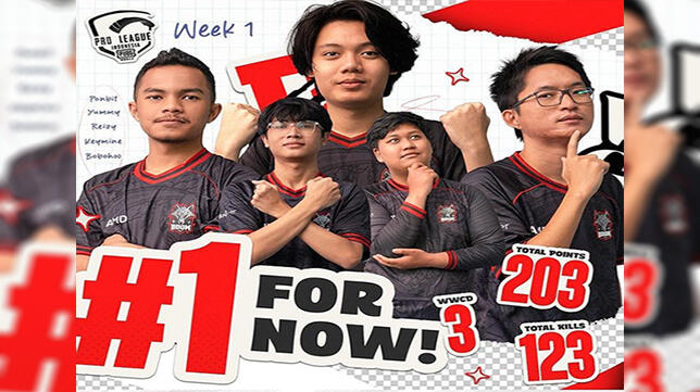 Tampil Impresif, BOOM Esports Puncaki Minggu Pertama PMPL ID Spring 2023