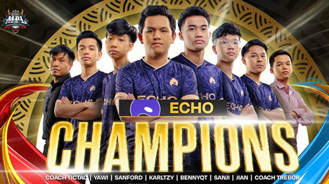 Menang Telak! Echo Berhasil Juara di MPL PH Season 11