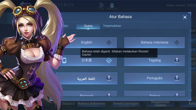 Gampang Banget! Ini Cara Mengganti Suara Hero Mobile Legends