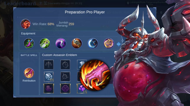 Makin Mematikan! Ini Build Bane Jungler Terkuat di Mobile Legends