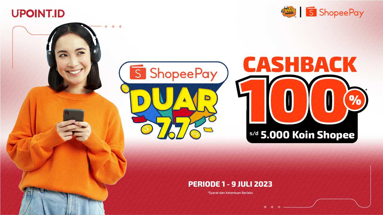 Cashback 100% Top Up Game Apapun di UPOINT.ID pakai ShopeePay!