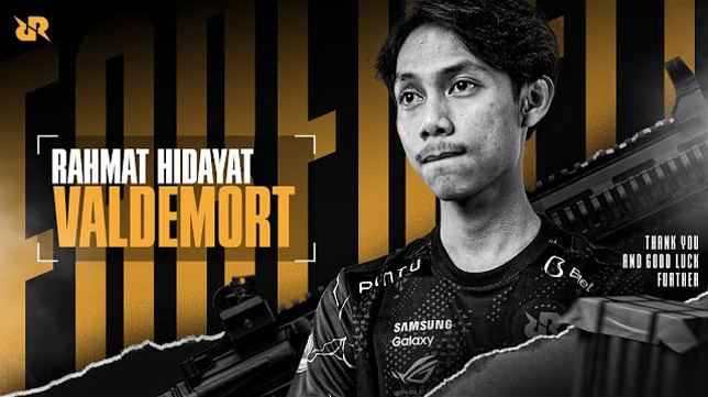 Valdemort Resmi Farewell dari Tim RRQ, Ucapkan Terima Kasih untuk Para Penggemar!