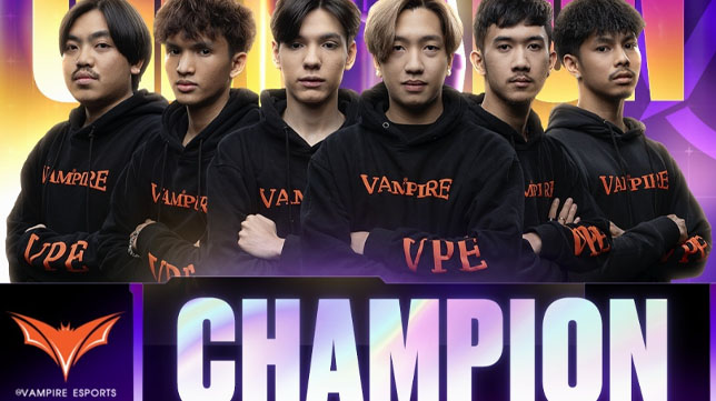 Berhasil Juarai PMWI 2023, Vampire Esports Buktikan Dominasi Thailand!