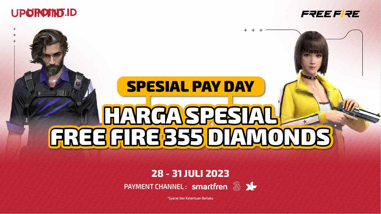 Harga Spesial Buat Kamu yang Top Up Diamonds Free Fire pakai Smartfren, Tri dan XL di UPOINT.ID