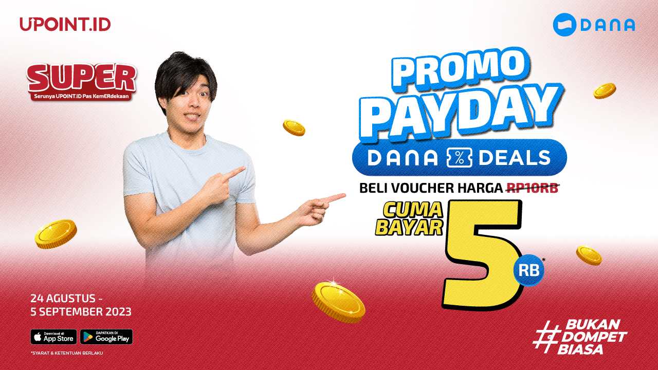Dapatkan PROMO Pay Day DANA Deals dengan Top Up Games Favoritmu di UPOINT.ID!