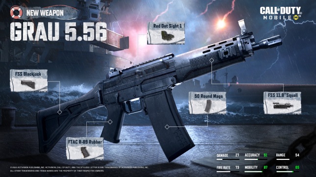 Senjata AR Paling Overpower! Ini Gunsmith Grau 5.56 Terbaik di Call of Duty Mobile