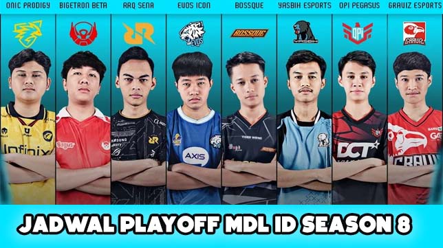 CATAT! Ini Jadwal Babak Playoff MDL ID Season 8 Beserta Formatnya