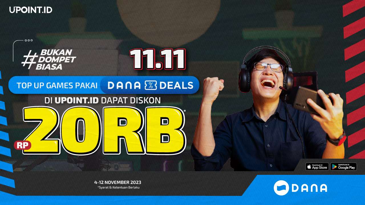 Diskon DANA Deals Bikin Makin Hemat Buat Kamu yang Top Up Games di UPOINT.ID!