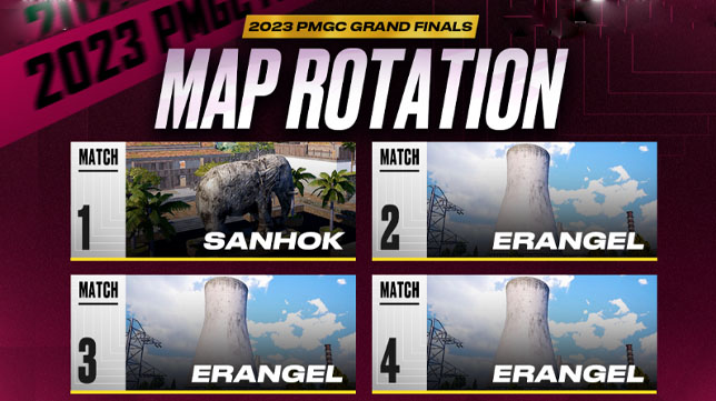 Daftar MAP Rotation PMGC 2023 di Babak Grand Finals