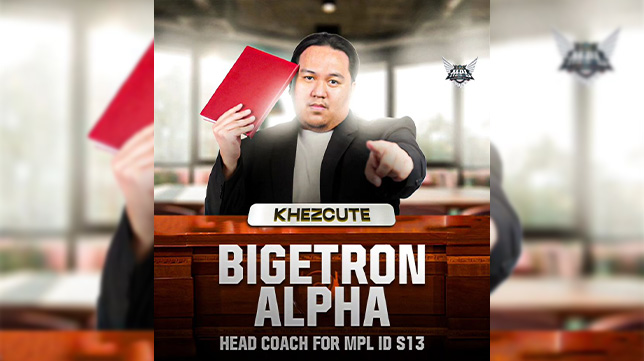 Bigetron Alpha Resmi Angkat Khezcute Menjadi Head Coach MPL S13, Ternyata Legend Dota 2!