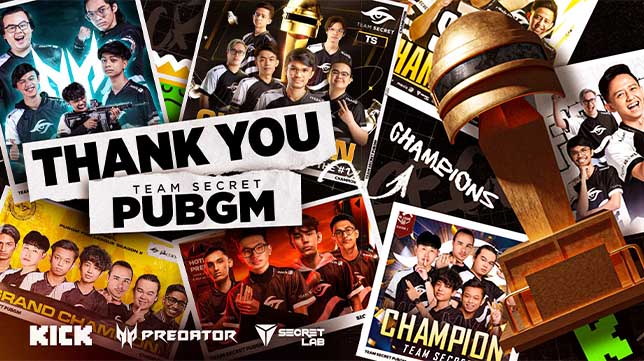 Team Secret Resmi Membubarkan Divisi PUBG Mobile