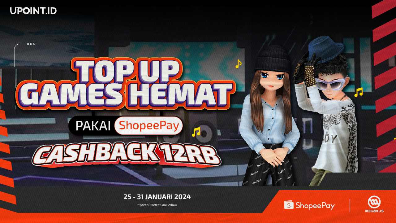 CASHBACK 12RB Buat Kamu Yang Top Up Game Apapun Di UPOINT.ID Pakai ...