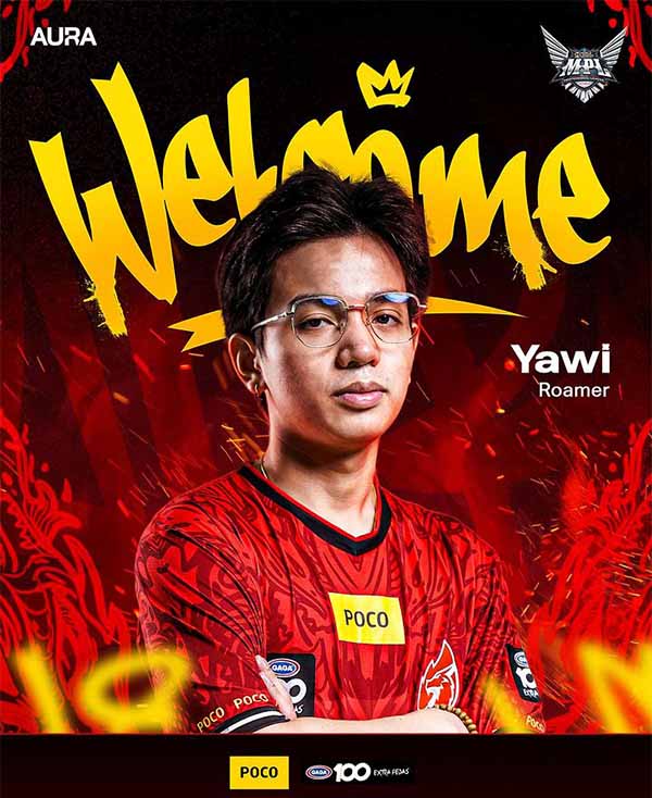 Welcome Yawi! Aura Fire Resmi Mengumumkan Daftar Roster Untuk Mpl Id 