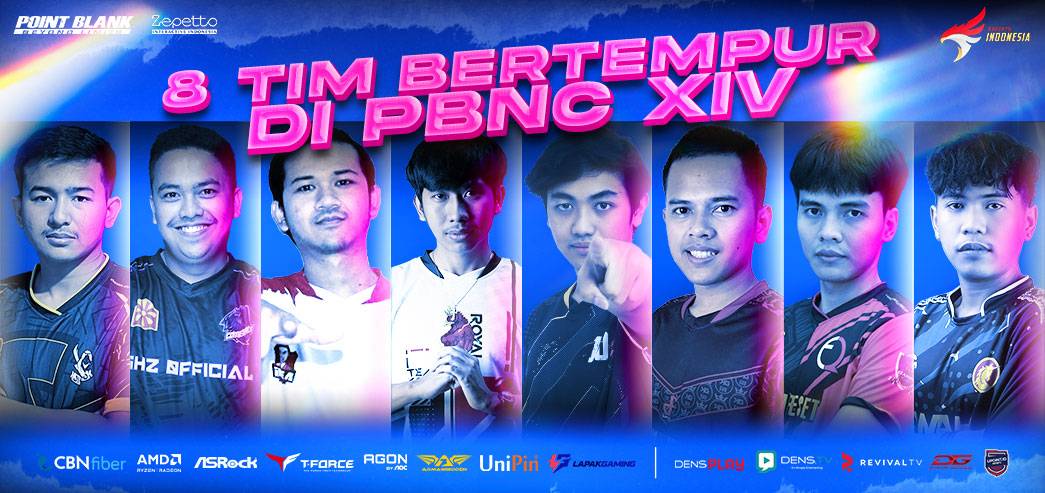 Daftar Team yang akan berpartisipasi di Point Blank National Championship XIV