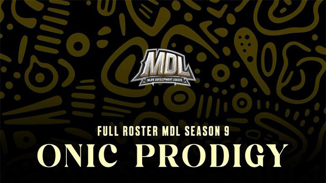 Resmi! Ini Deretan Roster Tim ONIC Prodigy untuk MDL ID Season 9