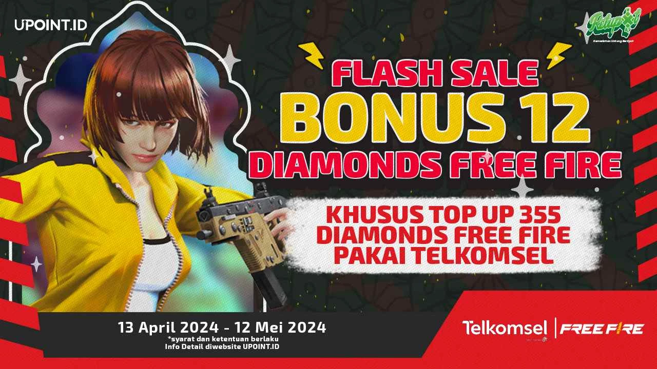 PROMO Ramashan! Bonus Diamonds Free Fire Buat Kamu yang Top Up pakai Telkomsel di UPOINT.ID!