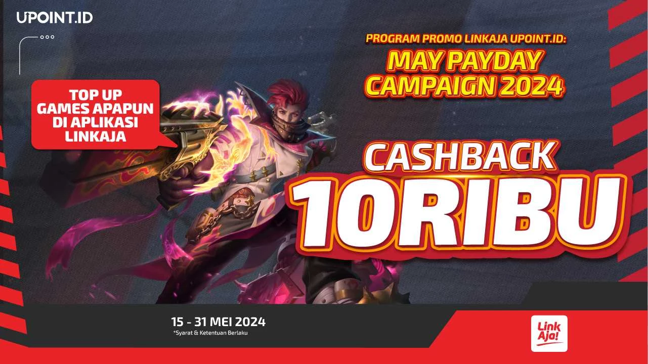 Promo LinkAja! Dapatkan Cashback 10.000 hanya dari aplikasi LinkAja!