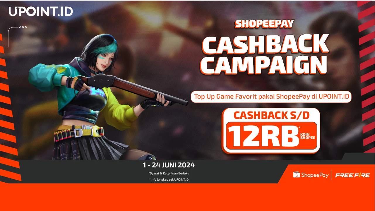 Promo Direct Cashback ShopeePay di UPOINT.ID! Dapatkan Hingga 12.000 Koin Shopee!