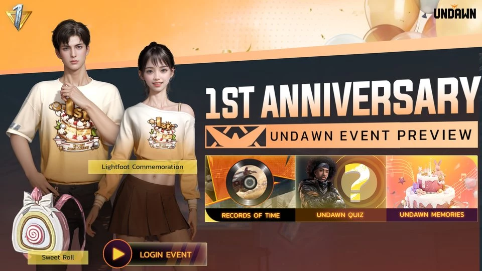 Rangkaian Ulang Pesta Tahun Pertama Garena Undawn Dimulai! Saatnya Berpesta dengan Beragam Hadiah!