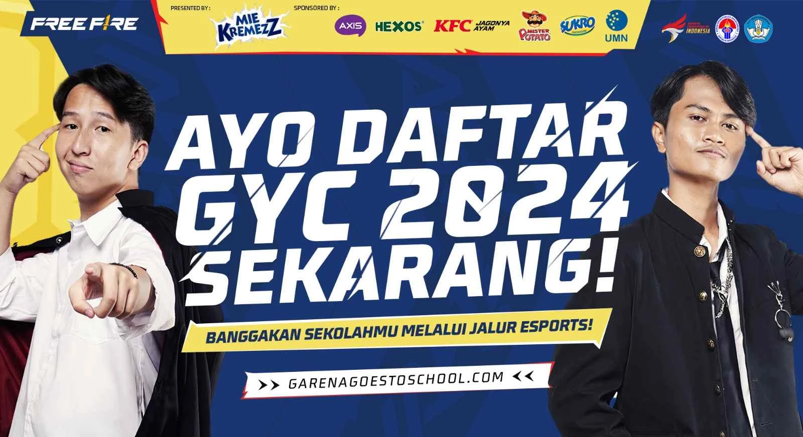 GYC 2024 Free Fire Hadirkan Turnamen Esports Pelajar dengan Hadiah Beasiswa Miliaran!