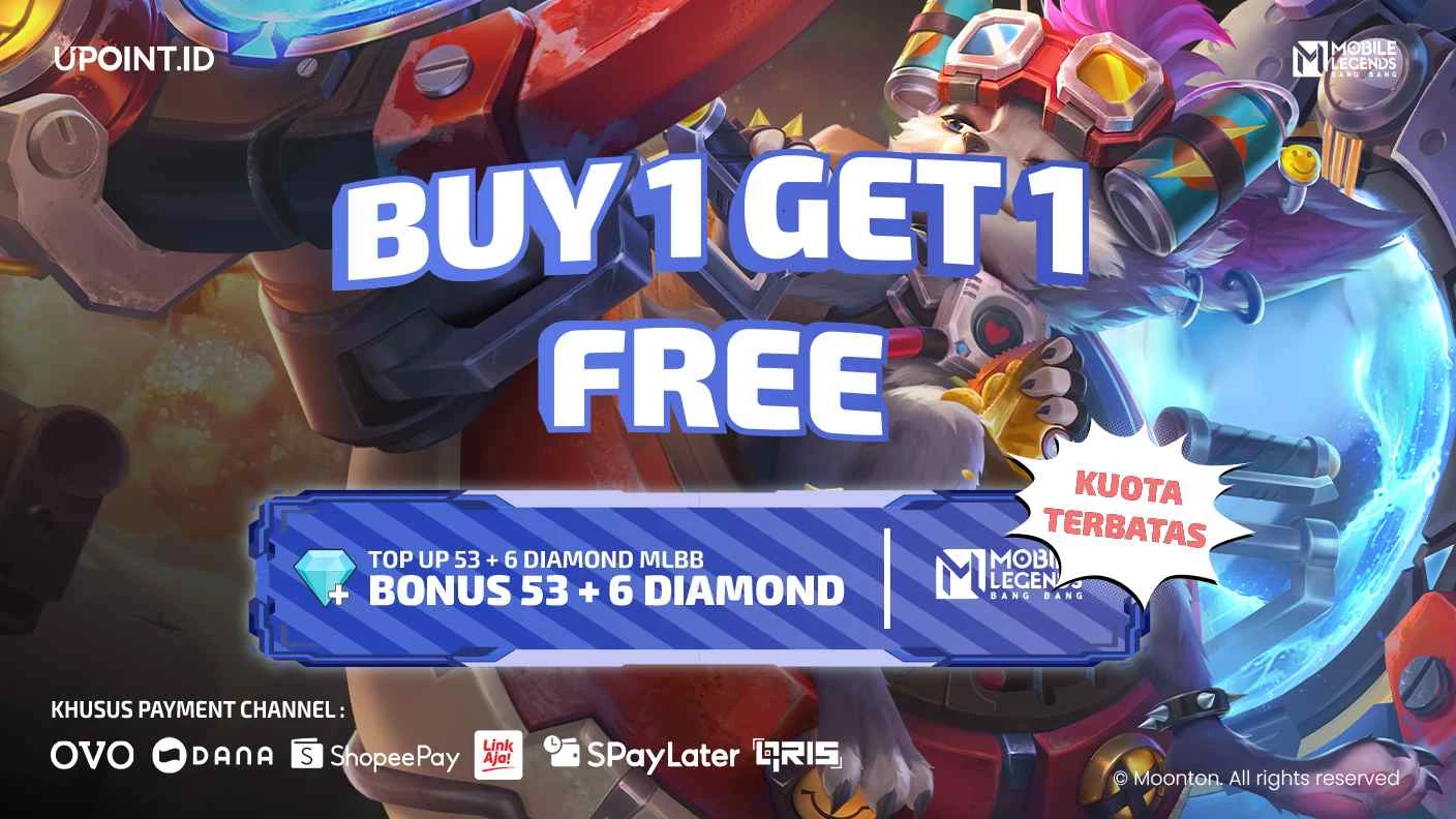 Buy 1 Get 1 Diamonds Mobile Legends Bulan September Hanya di UPOINT.ID!