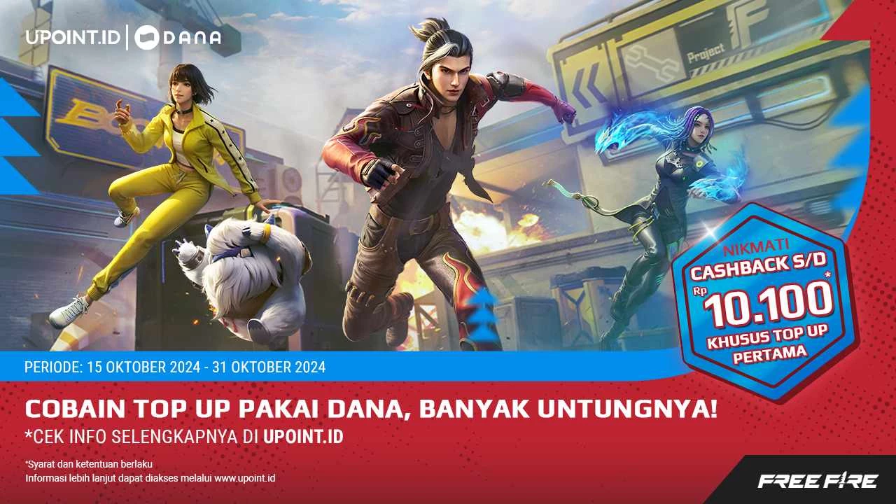 Kesempatan Emas! Dapatkan Cashback Rp10.100 untuk Pengguna Baru DANA di UPOINT.ID, Buruan Top Up!