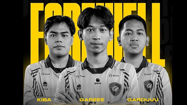 Farewell Roster! Kiba, Garduuu, dan Gareee Resmi Berpisah dari Onic Olympus