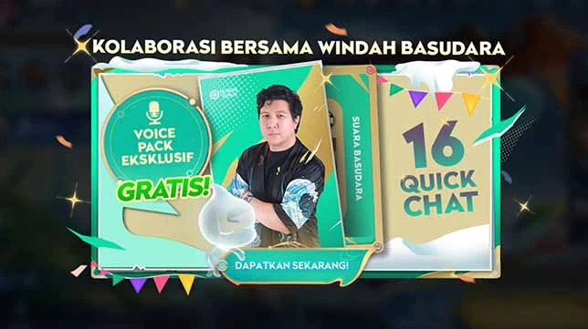 Honor of Kings Umumkan Kolaborasi dengan Windah Basudara! Bisa Dapat Voicepack Secara GRATIS