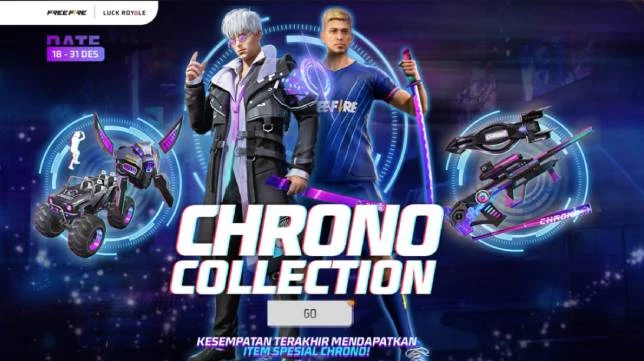 Event Chrono Collection di Free Fire, Ini Cara Mudah Dapat Hadiahnya!