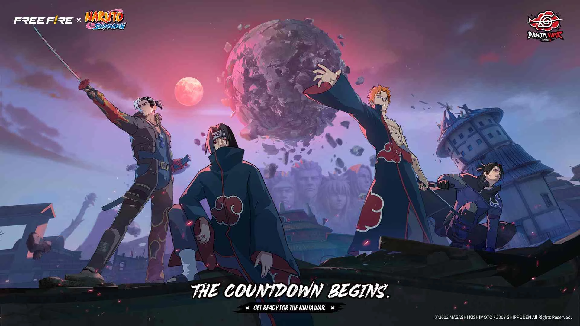Kolaborasi Free Fire x NARUTO SHIPPUDEN Chapter 2 Hadir 30 Hingga Agustus 2025