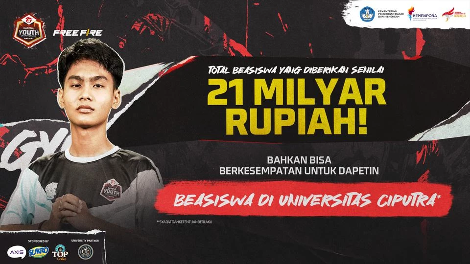 Garena Youth Championship 2025 Free Fire Kembali Digelar untuk Pelajar, Hadirkan Total Hadiah Beasiswa Rp21 Miliar!