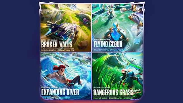 Map Baru Mobile Legends 2025, 4 Varian yang Bikin Match Makin Seru!