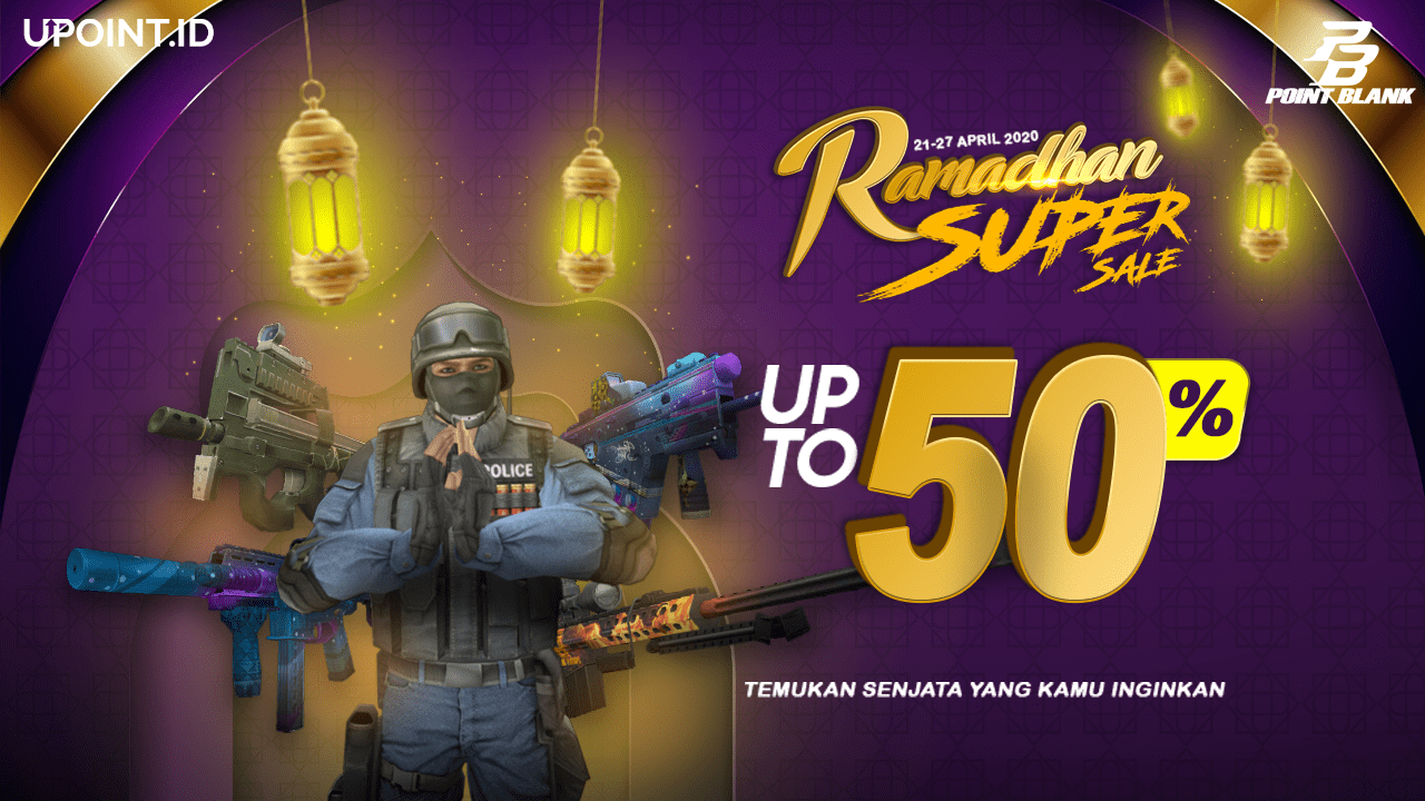 Point Blank Ramadhan Super Sale up to 50%!