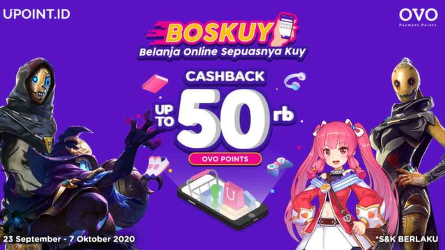 Dapatkan Cashback OVO hingga 50.000 Hanya Top Up di Upoint