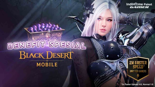 Nikmati 100 Black Pearl dari Black Desert di Indihome Paket Gamer