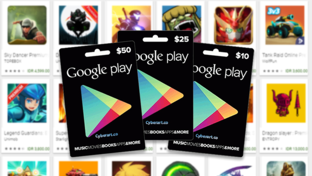 Cara Beli Game Android Menggunakan Voucher Google Play